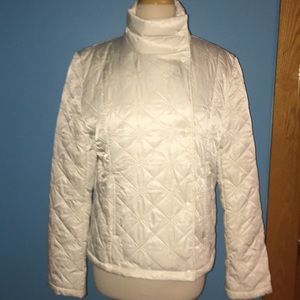 KENNETH COLE REACTION WHITE QULITED JACKET